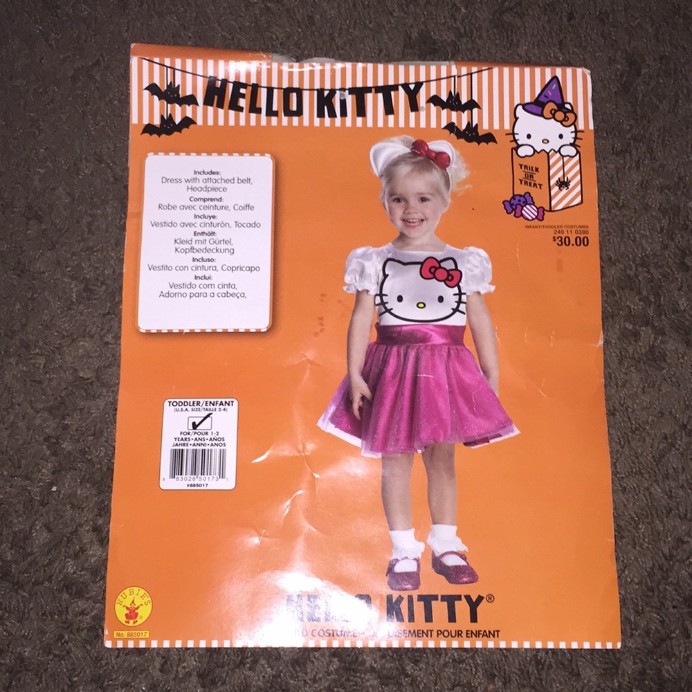 Hello Kitty Costume BRAND NEW